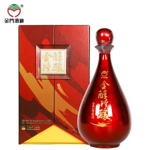红金醇珍酿金门高粱酒53度500毫升收藏送礼白酒